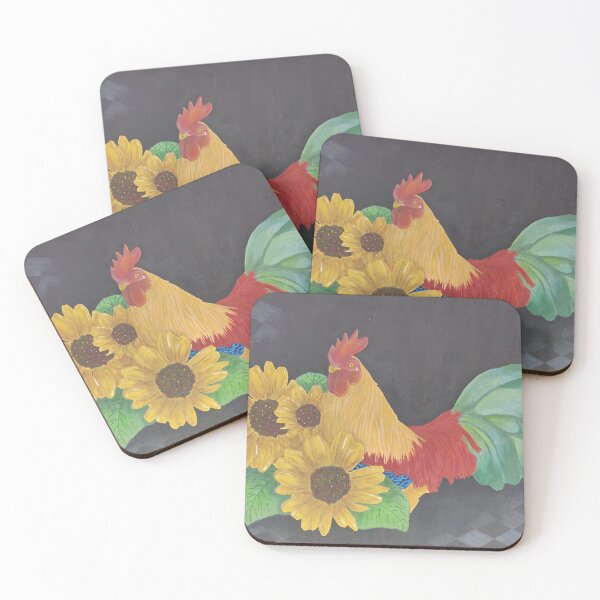 Item preview, Rooster and Sunflower designed and sold by KaitlynCarlArt.