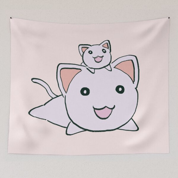 Item preview, I draw the classic neco coneco cat and kitten plush / funny azumanga daioh manga designed and sold by RansRoom.