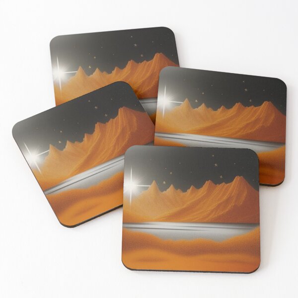 Item preview, Landscape in orange rust designed and sold by Roxburylane.