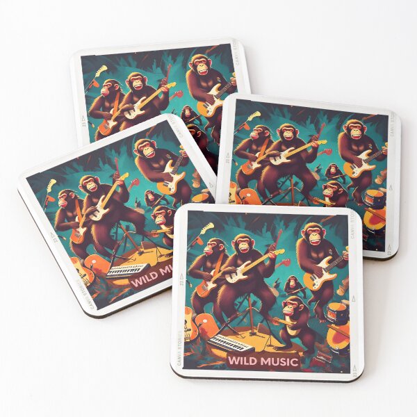 Item preview, wild apes musical band designed and sold by diego armando moreno perez.