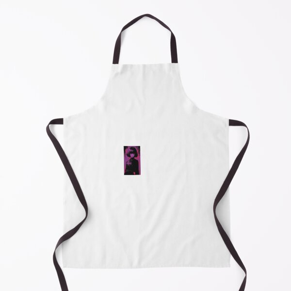 Item preview, drawing of a woman in a black dress purple shiny bob haircut designed and sold by Dark Fantasy Store.
