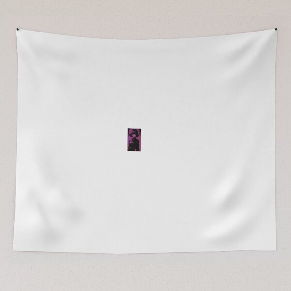Item preview, drawing of a woman in a black dress purple shiny bob haircut designed and sold by Dark Fantasy Store.