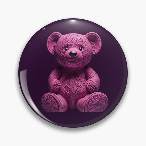 Artikelvorschau, Teddy Pink ist in #hotpink #pink #barbie #oppenheimer #barbenheimer #computer #heart entworfen und verkauft von Propc.