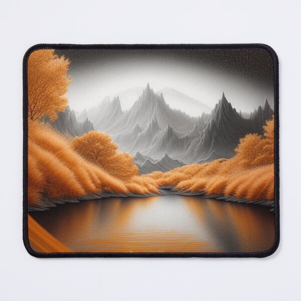 Item preview, Landscape in orange rust designed and sold by Roxburylane.