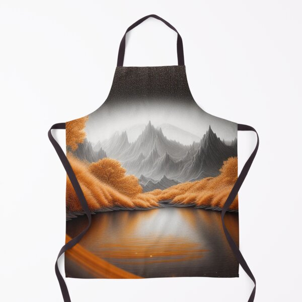 Item preview, Landscape in orange rust designed and sold by Roxburylane.