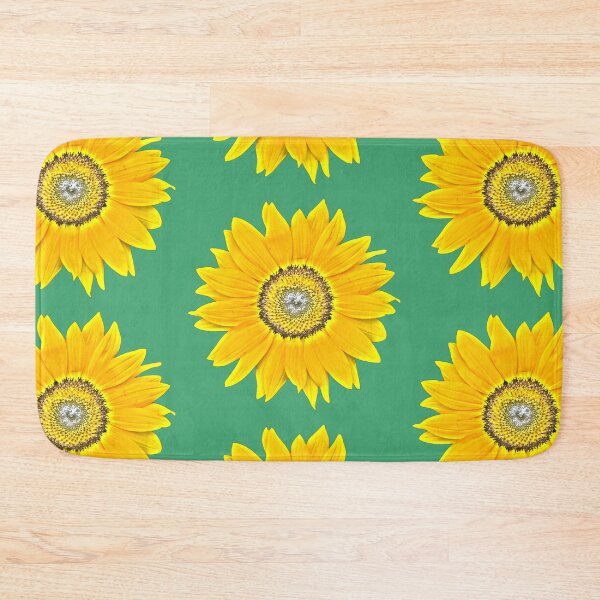 Item preview, Sunflower Photograph Bright Colors - green background designed and sold by Louise-Mae.