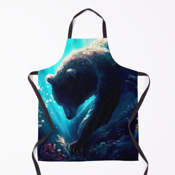 Item preview, Diving bear in the fantasy under water world designed and sold by TomFrontierArt.