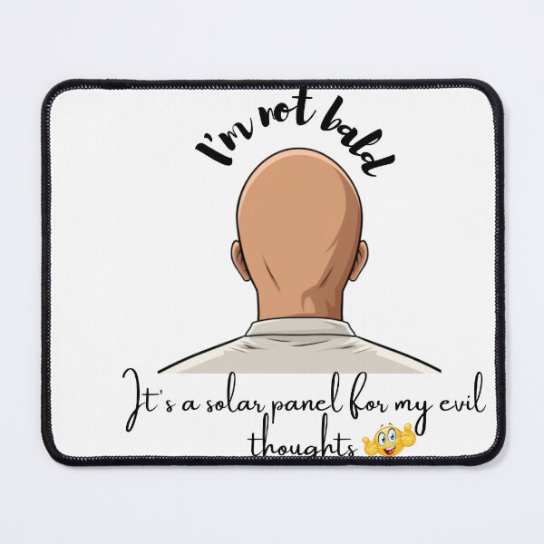 Item preview, Am I bald ? No, I am not bald, it's a solar panel for my evil thoughts designed and sold by GoDelta.