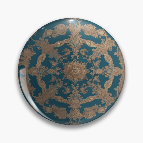 Item preview, Symmetrical Baroque Masterpiece: Close-Up Rug Illustration  designed and sold by AFUNARTZ.