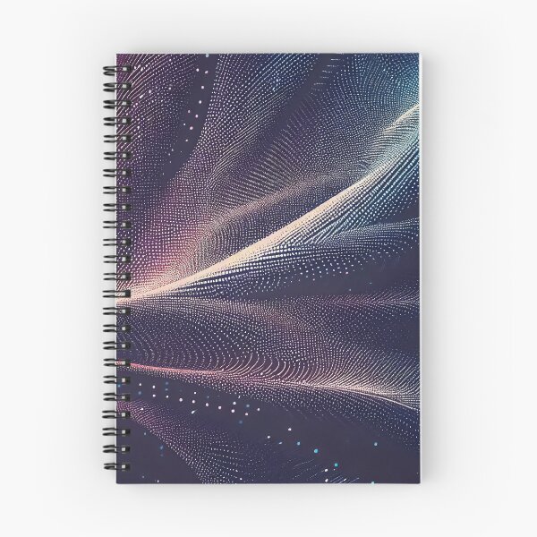 Item preview, Beautiful purple pink lines and dots glowing abstract pattern  designed and sold by TomFrontierArt.