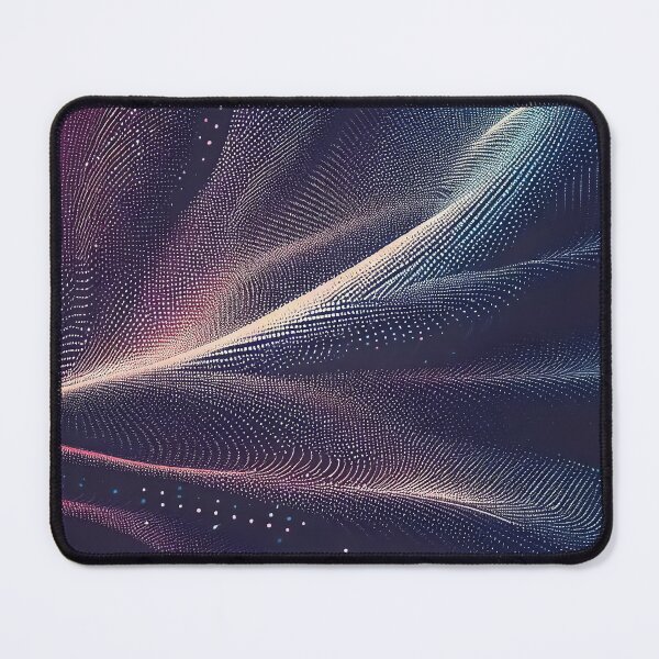 Item preview, Beautiful purple pink lines and dots glowing abstract pattern designed and sold by TomFrontierArt.