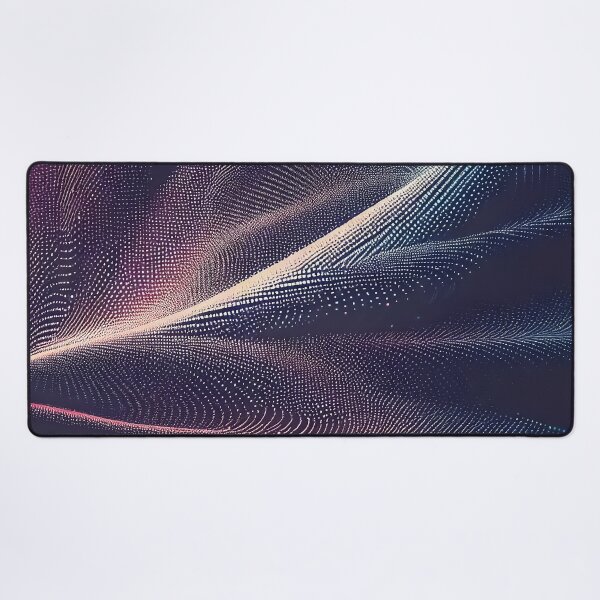 Item preview, Beautiful purple pink lines and dots glowing abstract pattern  designed and sold by TomFrontierArt.