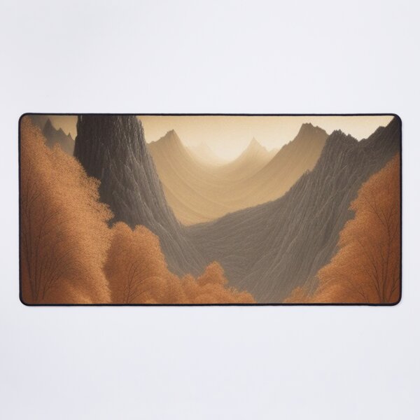 Item preview, Landscape in orange rust  designed and sold by Roxburylane.