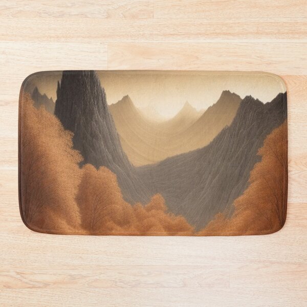 Item preview, Landscape in orange rust  designed and sold by Roxburylane.