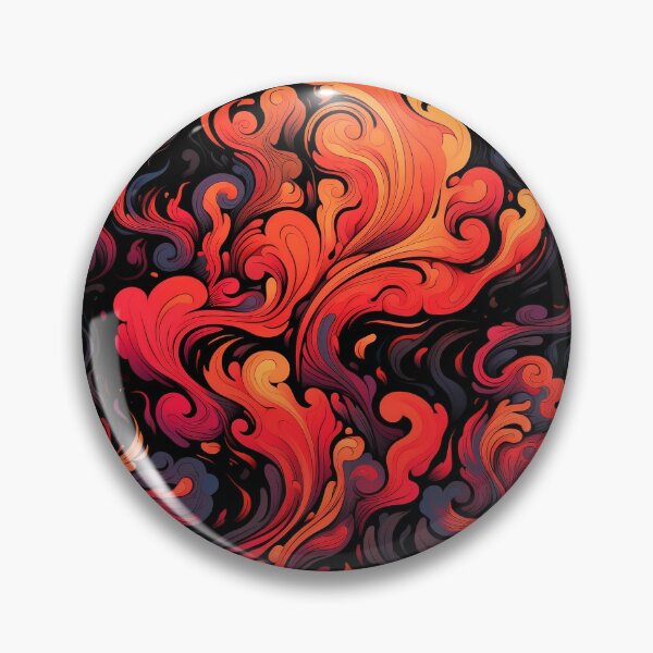 Item preview, Psychedelic Fire: Fiery Eruption designed and sold by PsyCloth.