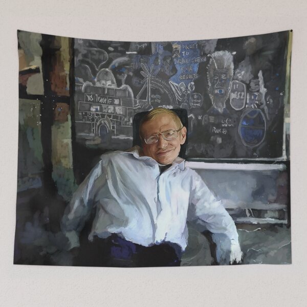 Item preview, Stephen Hawking Painting designed and sold by Gerenuke.