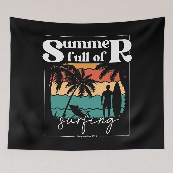 Item preview, summer full of surfing designed and sold by StillCotton.