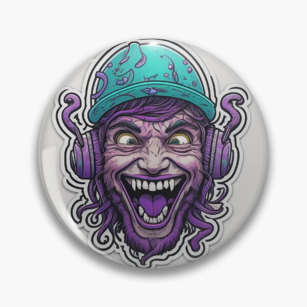 Item preview, Grinning Psytrance DJ designed and sold by GetafixVisuals.