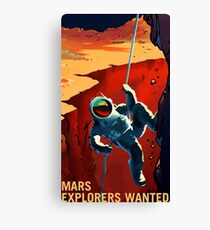 spaceX mars edition Canvas Print