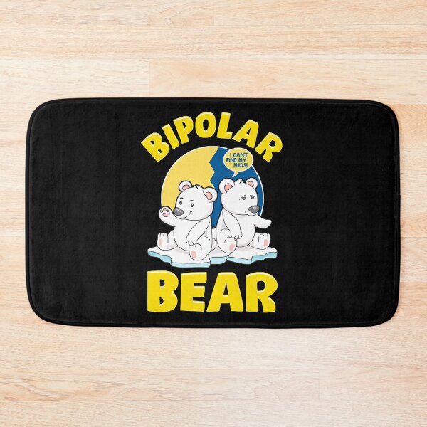 Item preview, Bipolar Bear Polar Bears Emotional Polarity Pun designed and sold by Celensdytivhtu.