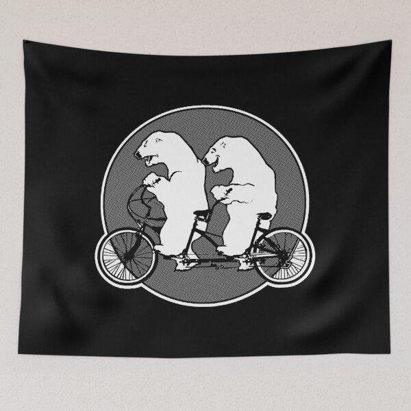 Item preview, Bi-Polar Bears on a Tandem Bike designed and sold by Celensdytivhtu.