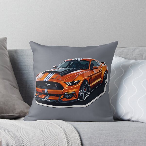 Item preview, Orange Mustang Sixth generation S550 best vector sticker. designed and sold by STICKOVA ARTS.