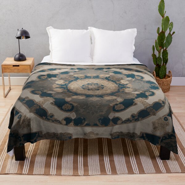 Item preview, Symmetrical Baroque Masterpiece: Close-Up Rug Illustration designed and sold by AFUNARTZ.