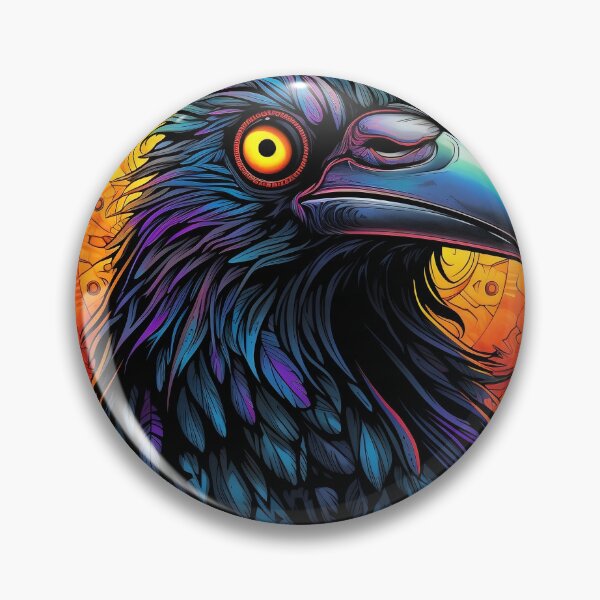 Item preview, Psychedelic Crow: Enigmatic Messenger designed and sold by PsyCloth.