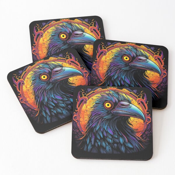 Item preview, Psychedelic Crow: Enigmatic Messenger designed and sold by PsyCloth.