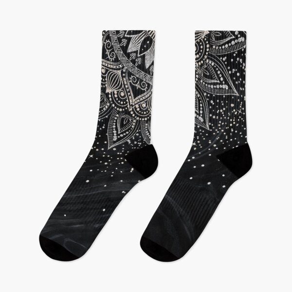 Item preview, Luxury Silver Mandala Dots Black Marble designed and sold by InovArtS.