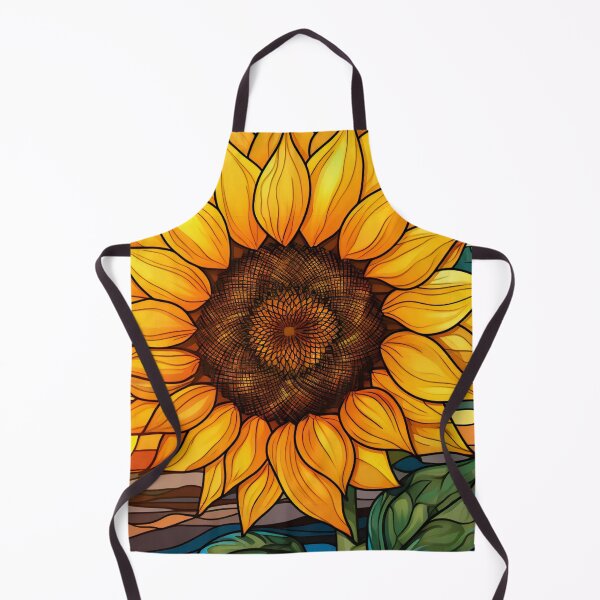 Item preview, Sunflower Stained Glass  designed and sold by paintedkat.
