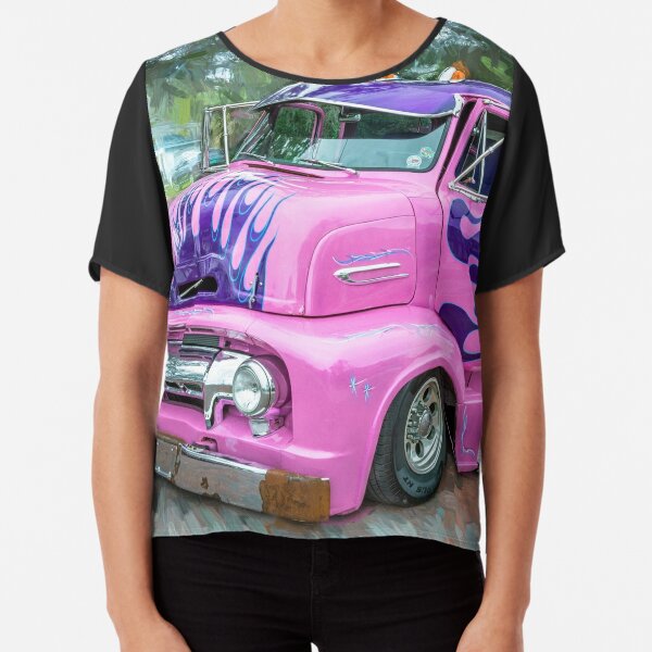 1954 Pink Ford Cab Over Engine Truck X107 Poster for Sale by  RichFrancoCars