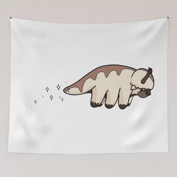 Item preview, Flying Appa with sparkles, Avatar the Last Airbender designed and sold by RoeHasArt.
