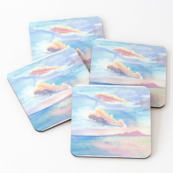Item preview, Tenerife Canary Islands with Teide Silhouette from Sea designed and sold by artshop77.