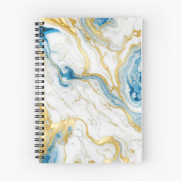 Item preview, Swirls of marble or the ripples gold and blue ink like agate designed and sold by ArtyBuys.