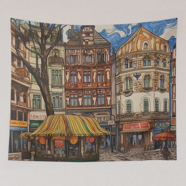 Item preview, Bavaria city drawing designed and sold by ComicsFactory.