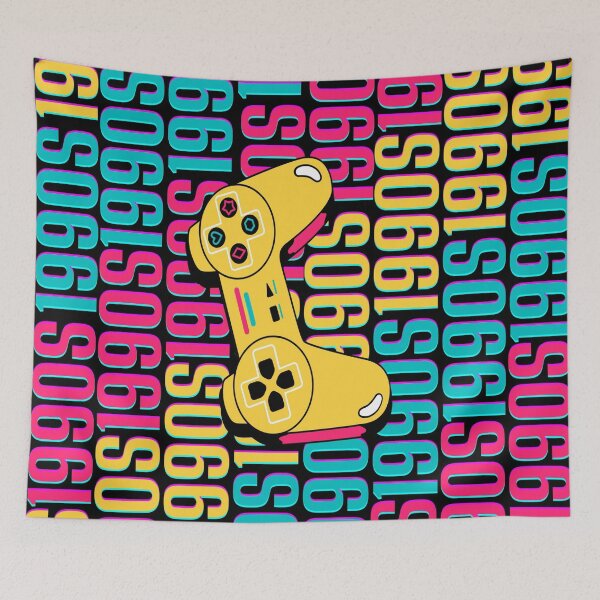 Item preview, 1990s retro design 3 - Black Background designed and sold by PunjabanJatti.