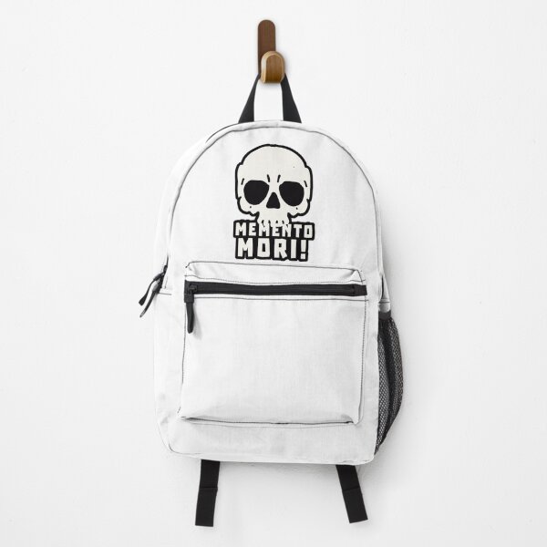 Item preview, Memento Mori - Memento Mori Art - Skeleton Skull Logo - Latin Phrase Quotes designed and sold by Koolzilla.