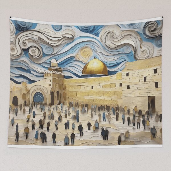 Item preview, The Wailing Wall in Jerusalem (Western Wall) designed and sold by Pixeledfox.