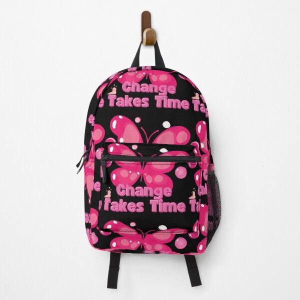 Item preview, Bubbly Pink Butterfly and Caterpillar - Change Takes Time designed and sold by Christopher  McGuire.