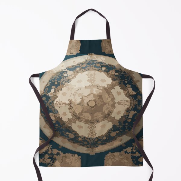 Item preview, Symmetrical Baroque Masterpiece: Close-Up Rug Illustration  designed and sold by AFUNARTZ.