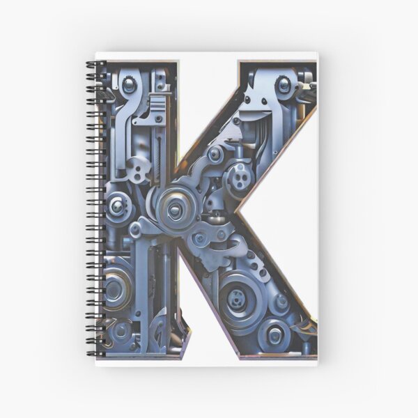 MECHANIX LETTER K Spiral Notebook