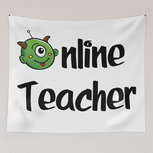 Item preview, Online Teacher Cute Alien  designed and sold by ProjectX23.