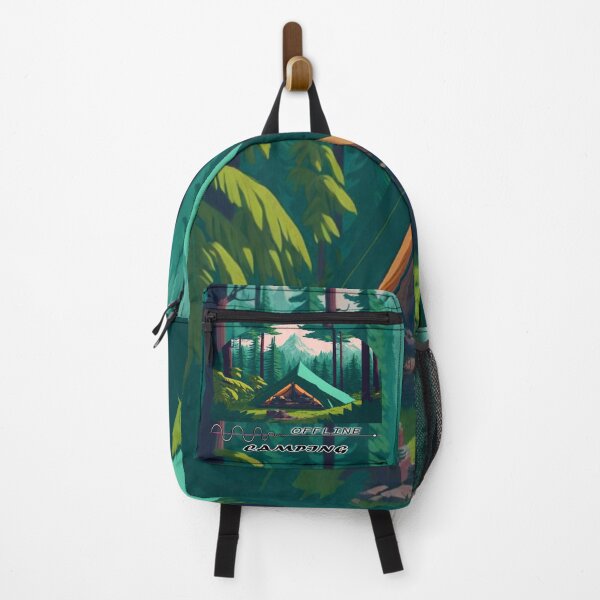 Item preview, "Offline Camping" - graphic by BabeMonetArt designed and sold by MoxyMermaid.