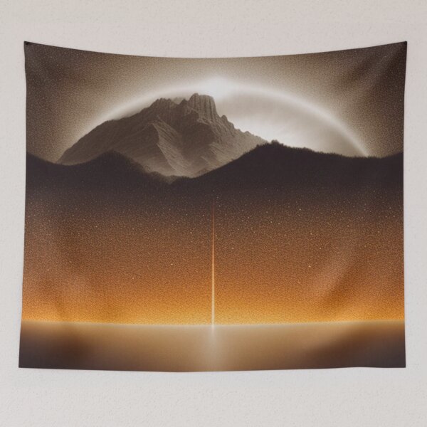 Item preview, Landscape in orange rust  designed and sold by Roxburylane.