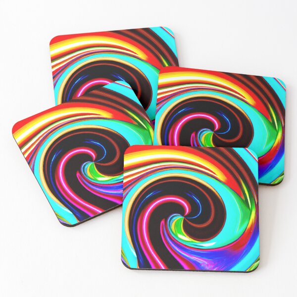 Item preview, Vibrant Spiral Fantasy Pattern designed and sold by Health And Fitness Posts e-Store.