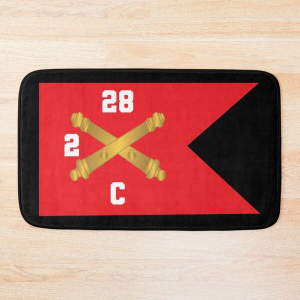 Artikelvorschau, Armee – C Brty, 2. Bataillon, 28. Feldartillerie-Regiment – Red Wing Guidon X 300 entworfen und verkauft von Military Insignia Products.