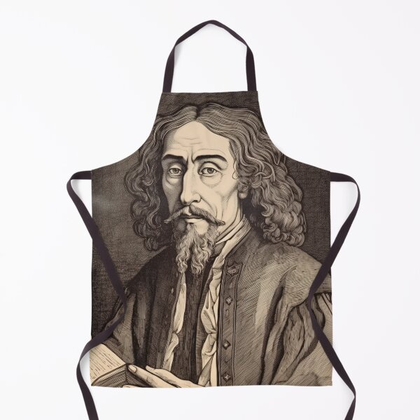 Item preview, Baruch Spinoza drawing designed and sold by ComicsFactory.
