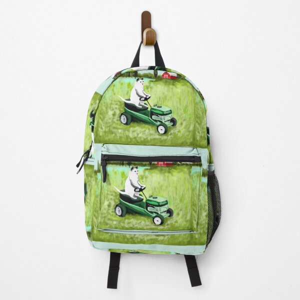 Item preview, Cat Riding Lawn Mower designed and sold by rmoneeshop.