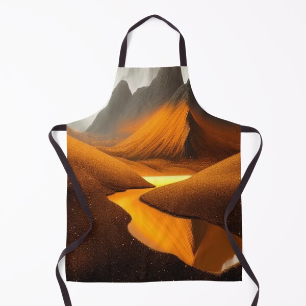 Item preview, Landscape in orange rust designed and sold by Roxburylane.